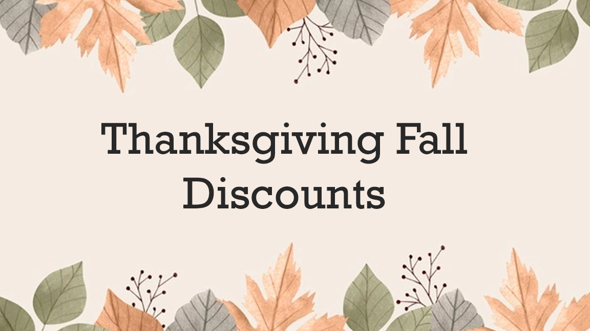 Thanksgiving Fall Discounts on Your Favorite Stores