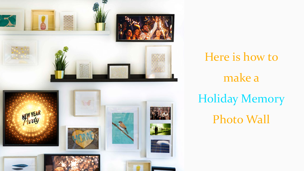Here is how to make A Holiday Memory Photo Wall 