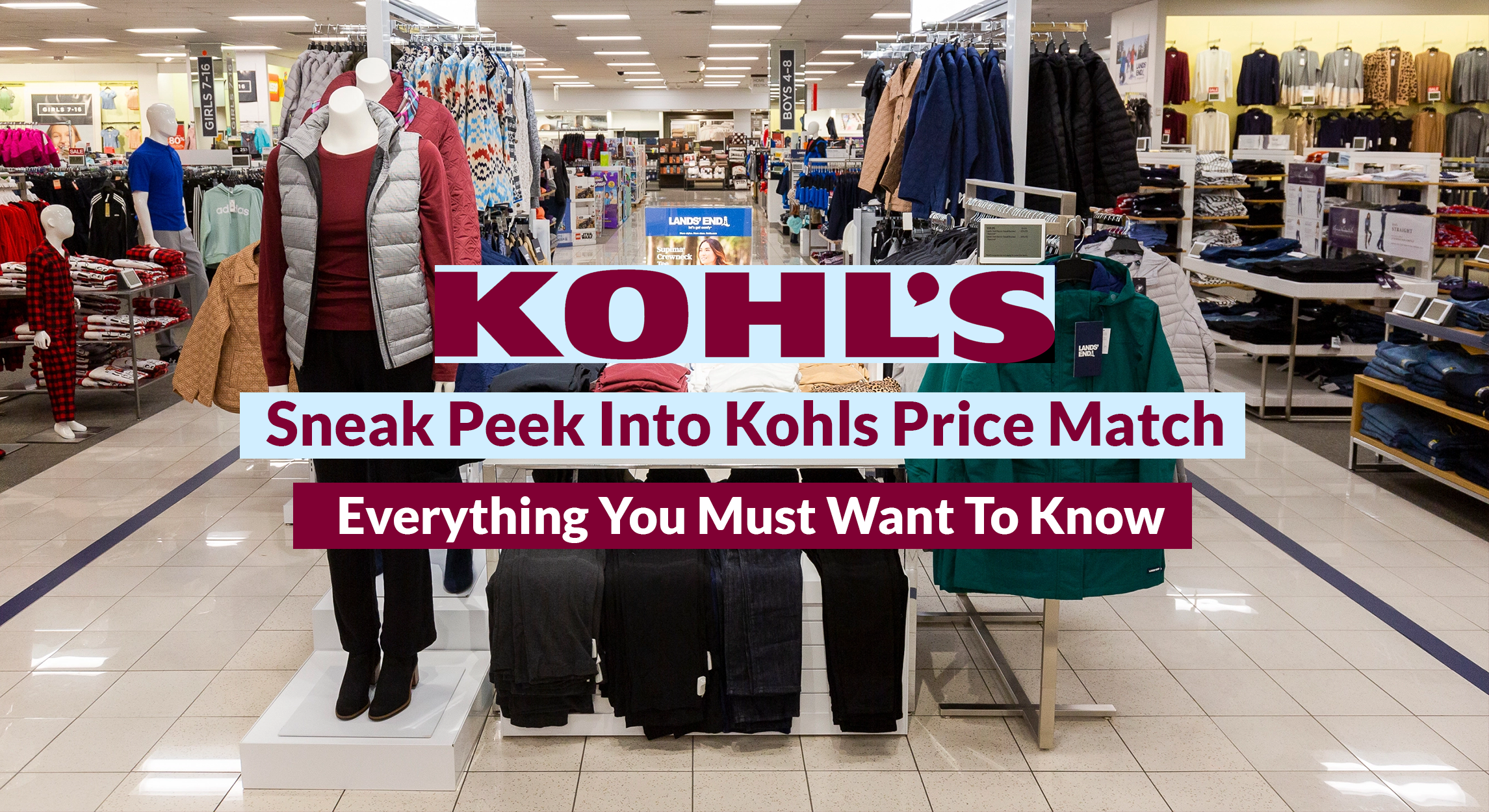 Sneak Peek Into Kohls Price Match- Everything You Must Want To Know