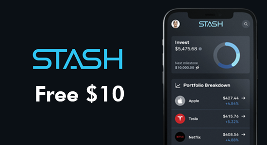 Stash Free $10