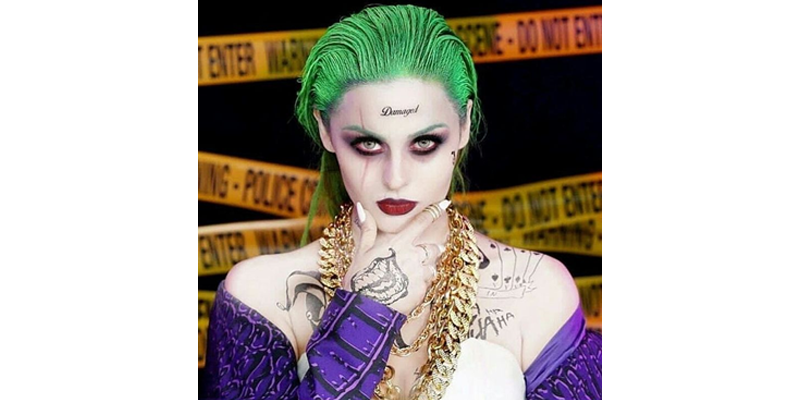 Joker Suicide Squad Halloween Makeup