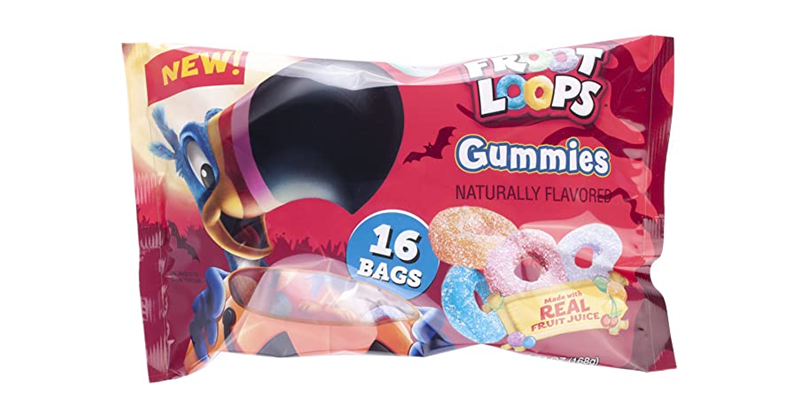 Kelloggs Froot Loops Trick or Treat Gummies