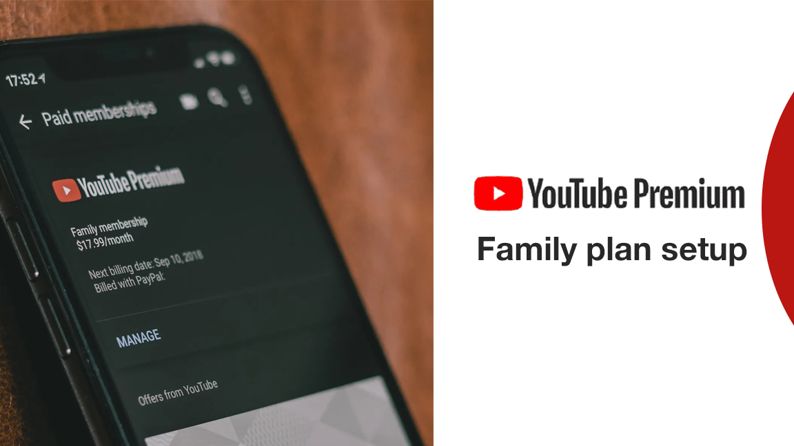 YOUTUBE FAMILY PLAN SETUP