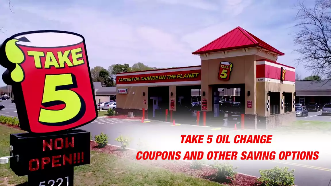 Take 5 Oil Change Coupons