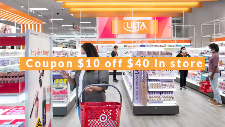 ulta coupon $10 off $40 in store