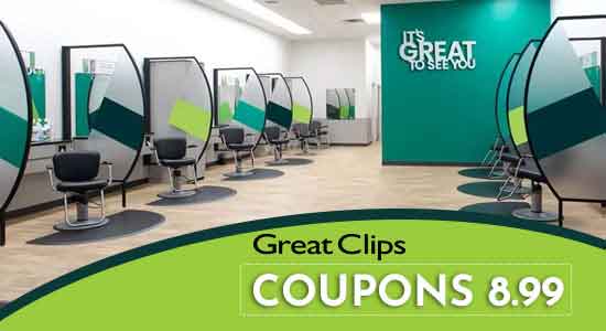 Great Clips Coupons 8.99