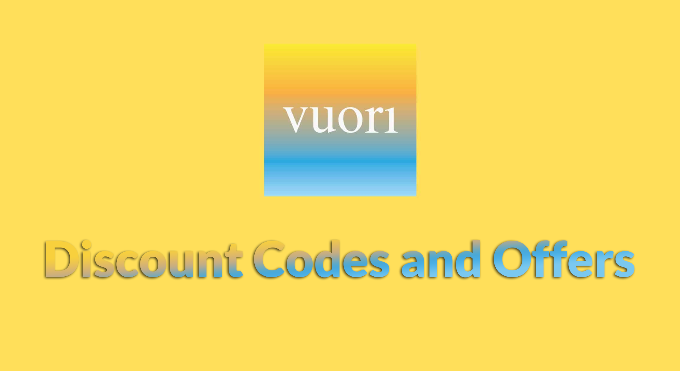 Vuori Discount Codes And Offers