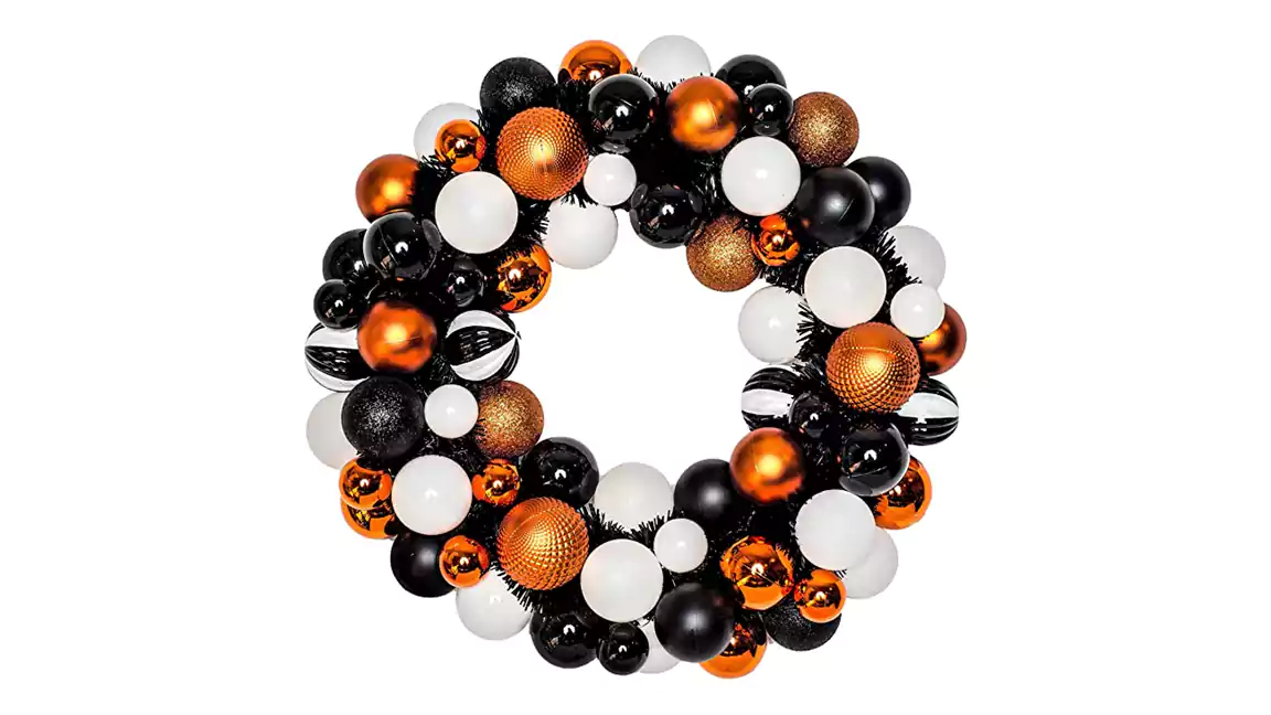 Halloween Ornament Wreath