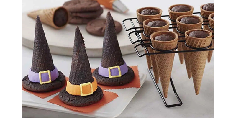 Halloween Witch Hat Cookies