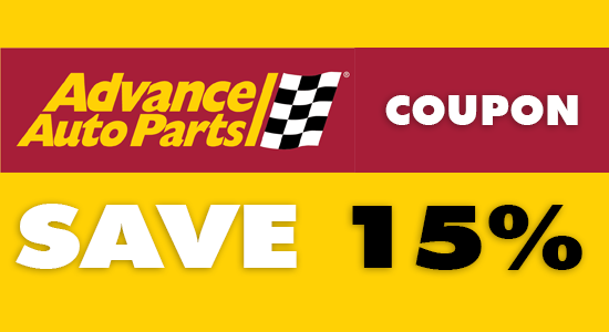 Advance Auto Parts Coupon- Save 15%