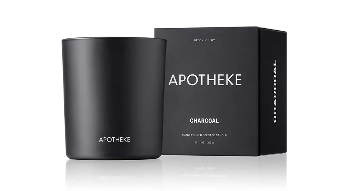 APOTHEKE Charcoal Candle, 11 oz