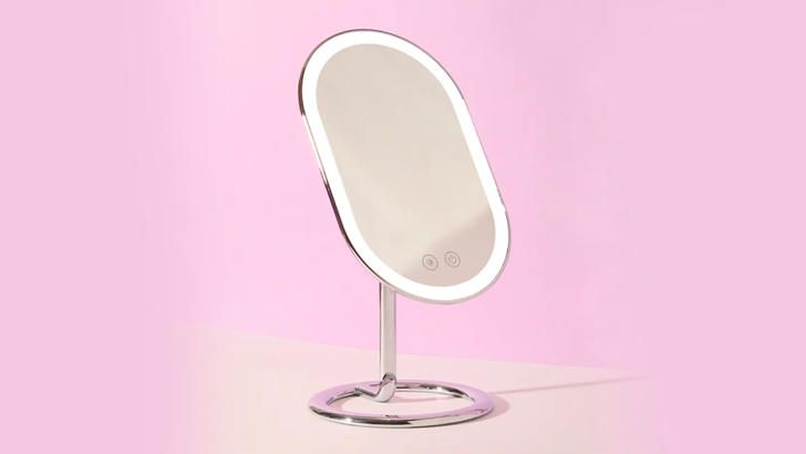 Fancii LED Lighted Travel Makeup Mirror