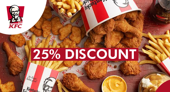 KFC 25 Discount
