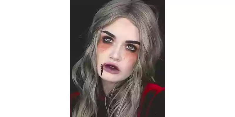 Zombie Vein Halloween Makeup