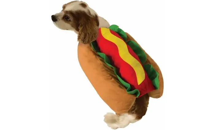 Hot-Dog Halloween Costume for Pets
