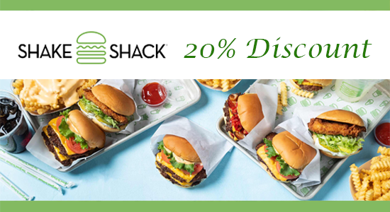 Shake Shack 20% Discount 