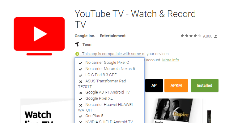 youtube tv application