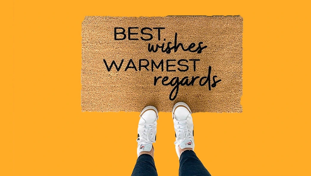 Best Wishes Doormat