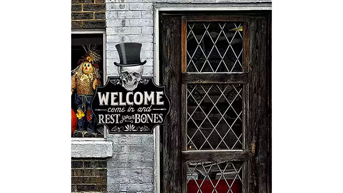 Halloween Welcome Sign