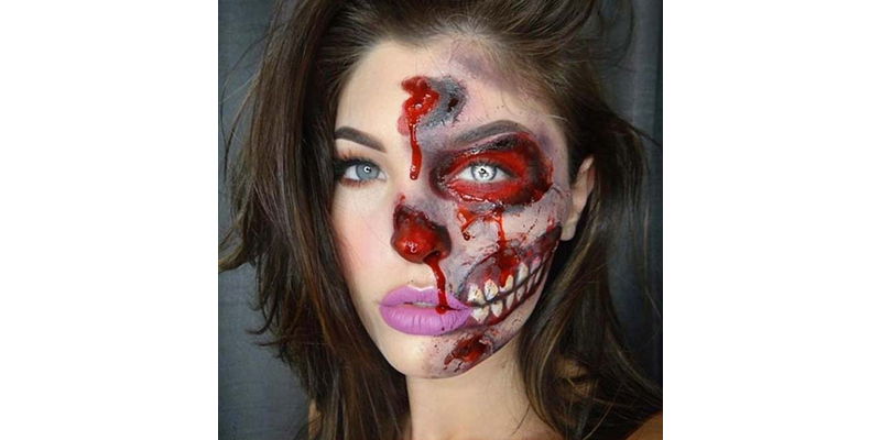 Zombie Halloween Makeup