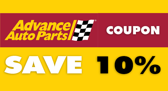 Advance Auto Parts Coupon- Save 10%