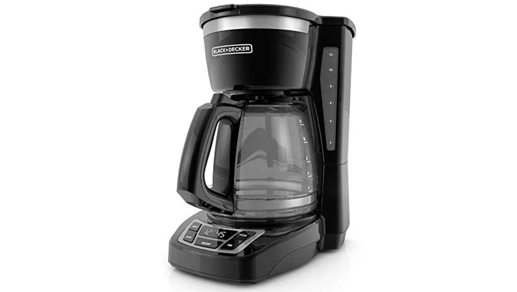 Black+Decker CM1160B 12-Cup Programmable Coffee Maker, Black/Stainless Steel