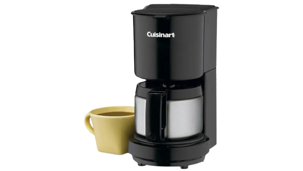 Cuisinart 4 Cup w/Stainless-Steel Carafe Coffeemaker, Black