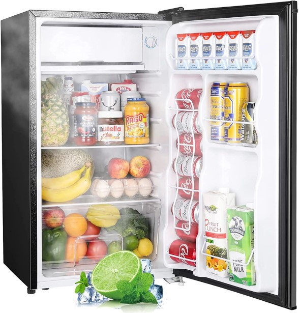 3.2 Cu.ft. Compact Refrigerator, Mini Fridge (Walmart)