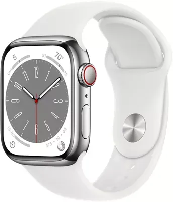 Apple Watch Series 8 White Sport Band S/M (Verizon)