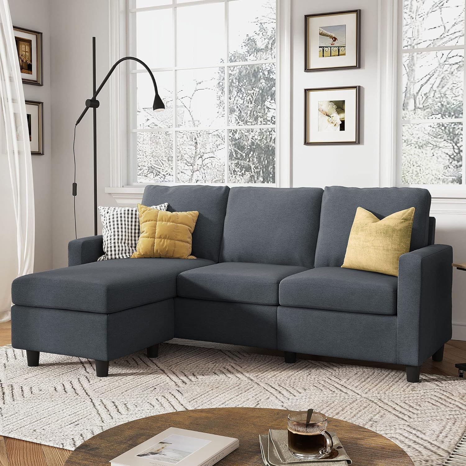 Honbay Convertible Sofa Couch