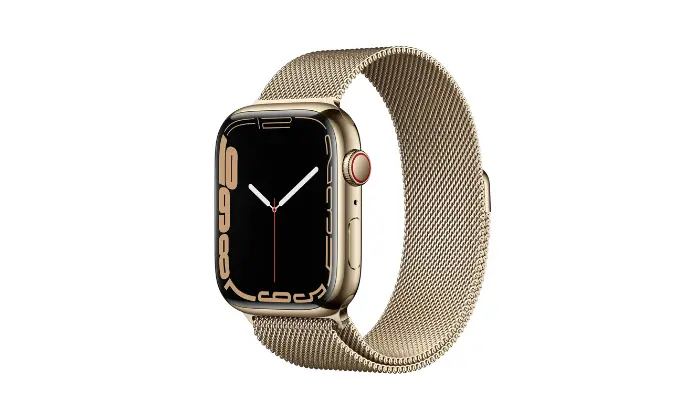 Apple Watch Series 7 GPS + Cellular, 45mm Gold Stainless Steel Case