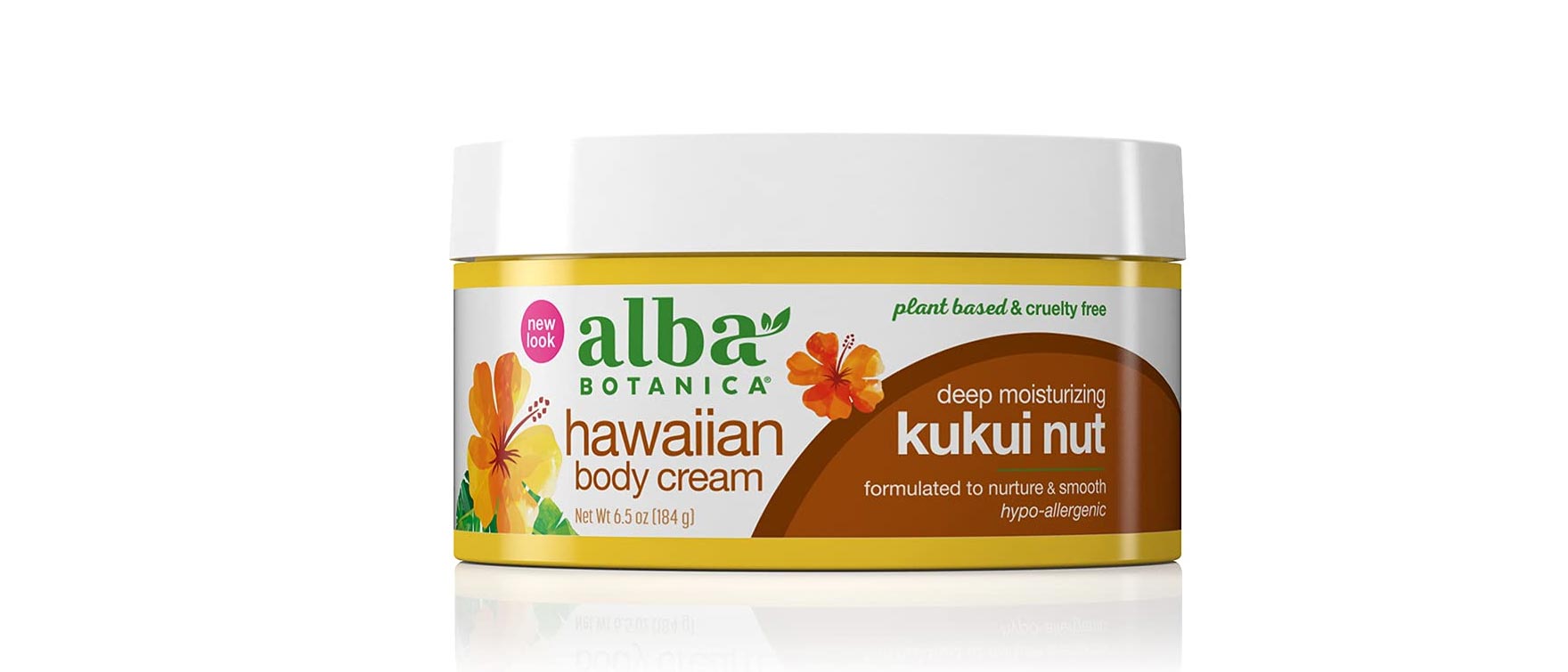 7. Best Organic: Alba Botanica Hawaiian Body Cream, Deep Moisturizing Kukui Nut