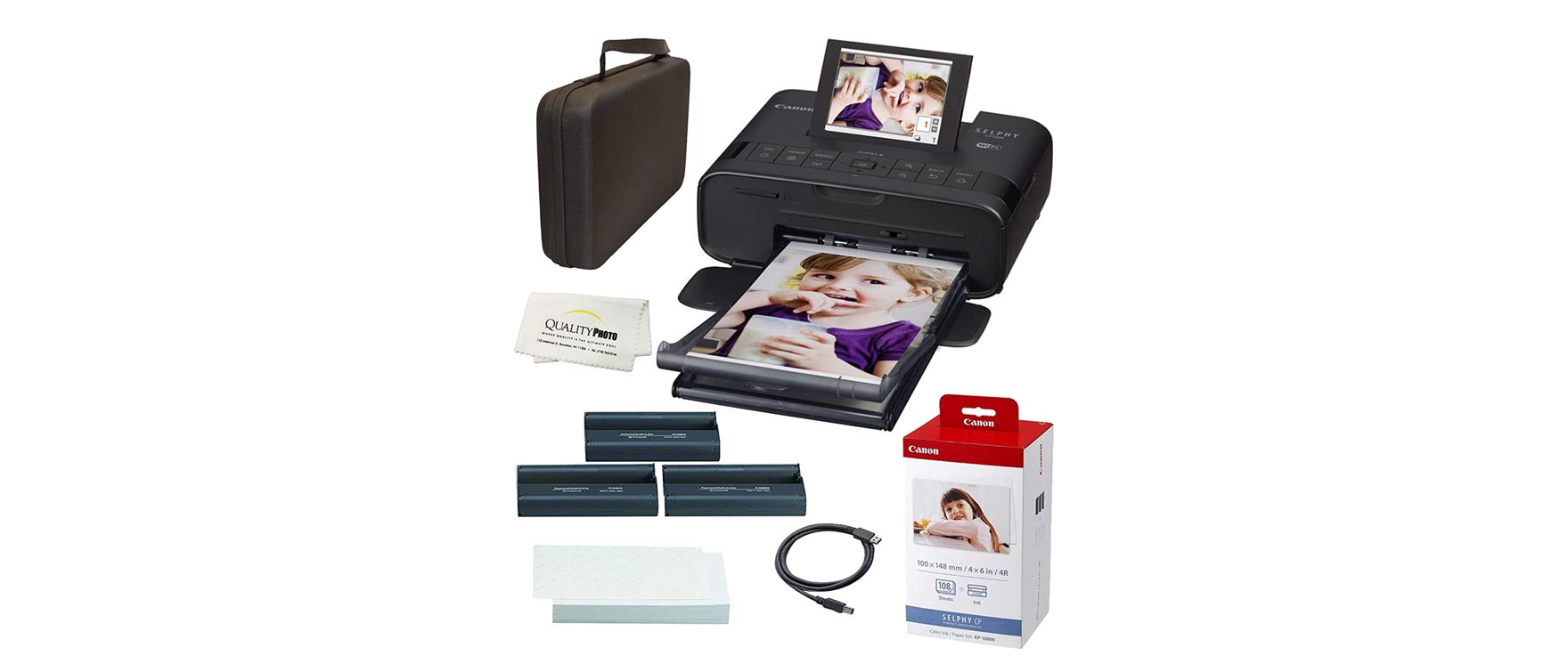 8. Canon SELPHY CP1300 Wireless Compact Photo Printer