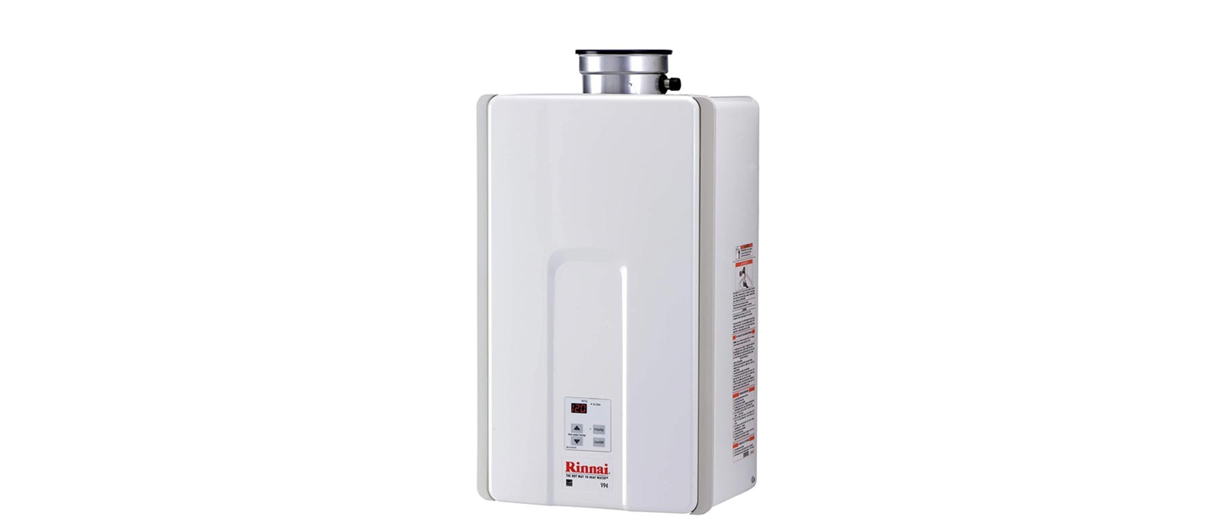 6. Best for Whole House: Rinnai V94iN Natural Gas Tankless Water Heater