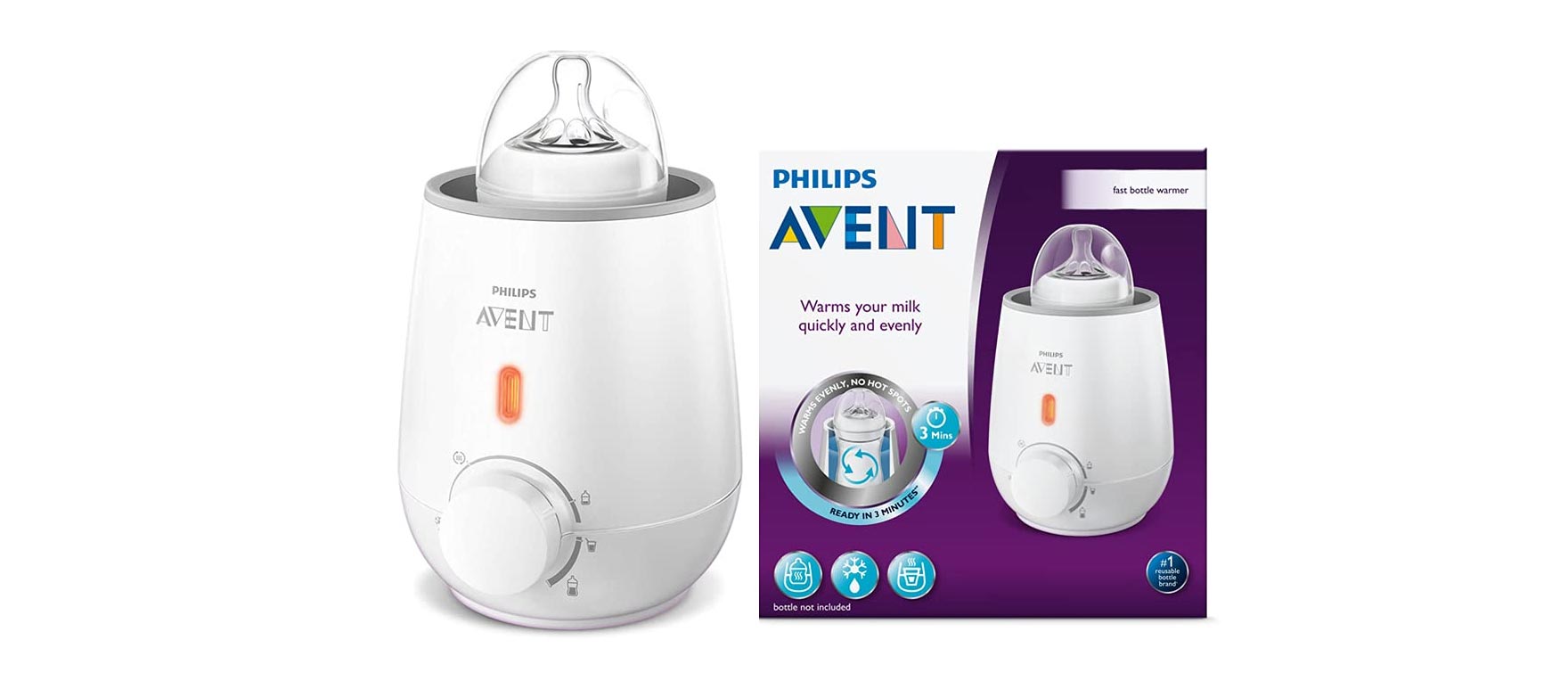 2. Philips Avent, Baby Bottle Warmer