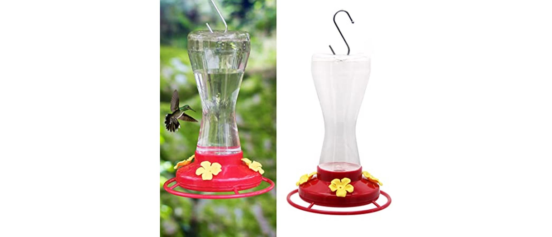 4. Twinkle Star Outdoor Hummingbird Feeder