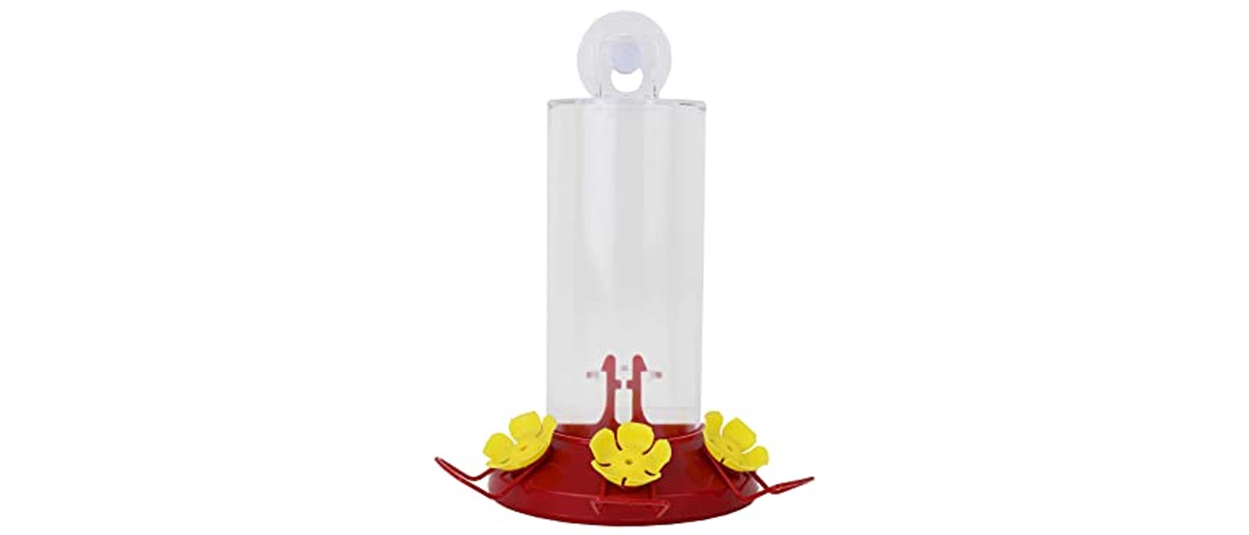 7. Perky-Pet 217 Window Mount Plastic Hummingbird Feeder