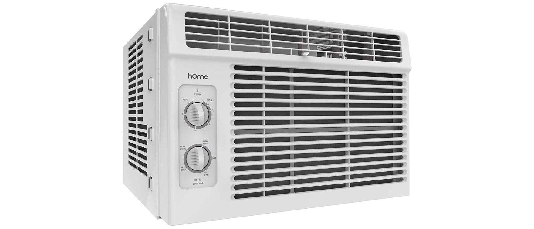 4. Best Heavy Duty: hOmeLabs 5000 BTU Window-Mounted Air Conditioner