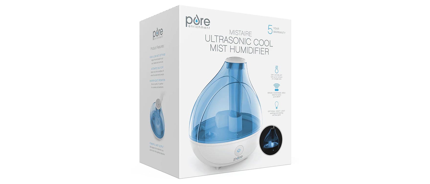 6. Enrichment MistAire Ultrasonic Cool Mist Humidifier