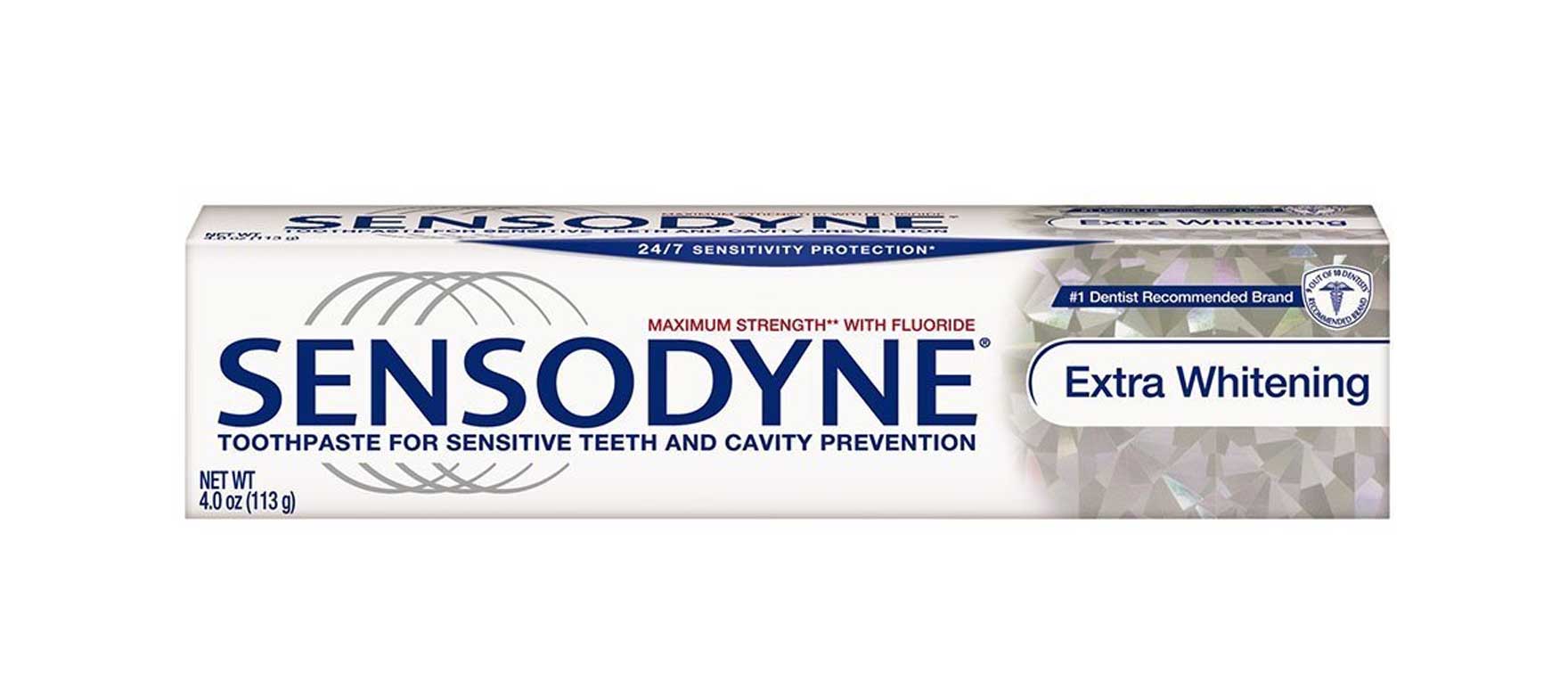 3. Sensodyne Extra Whitening Toothpaste