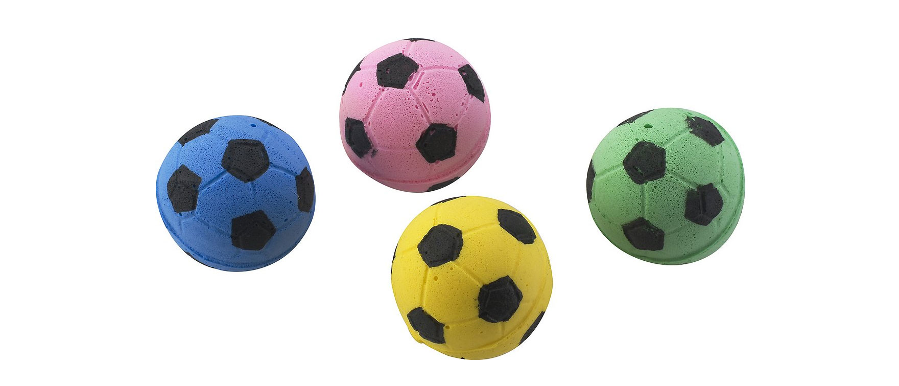3. Sponge Soccer Balls Cat Toy