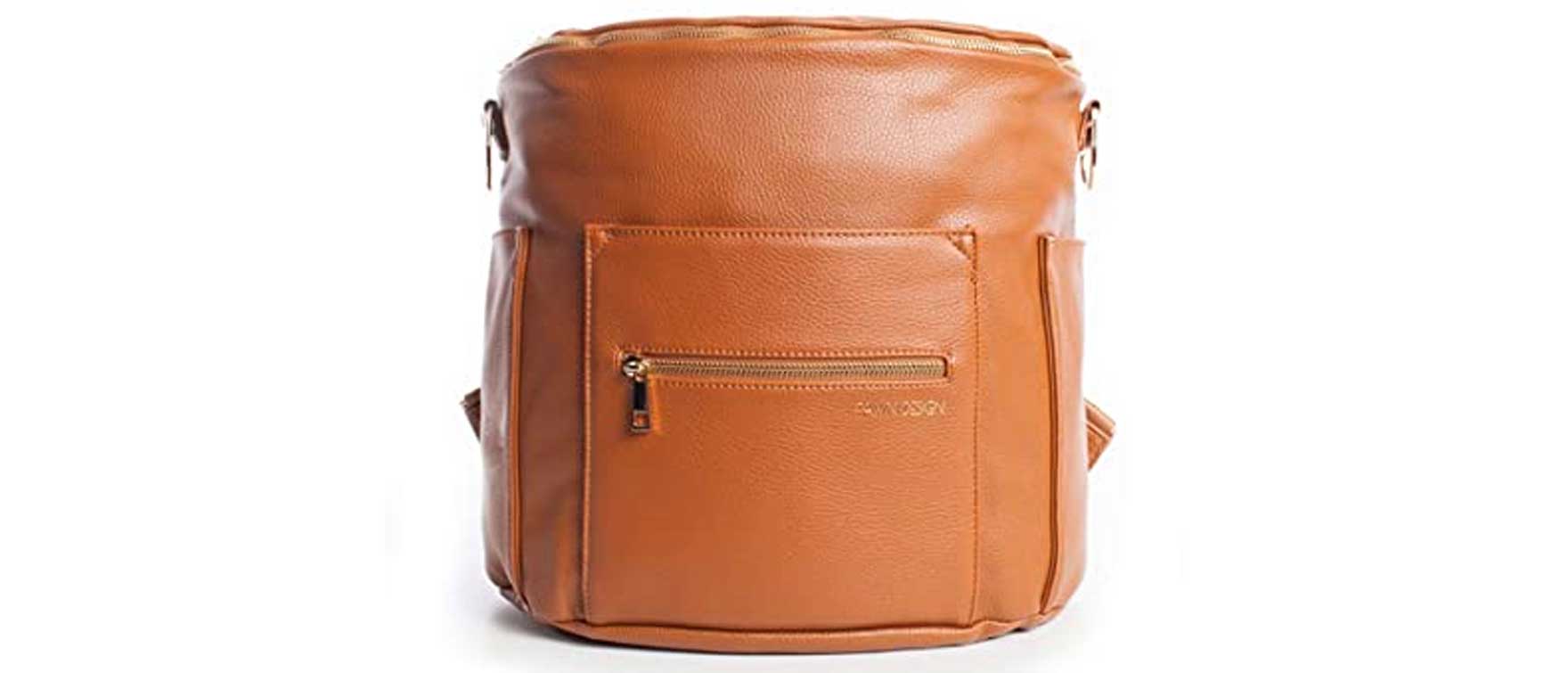 9. Fawn Design Premium Vegan Leather Diaper Bag and Backpack  