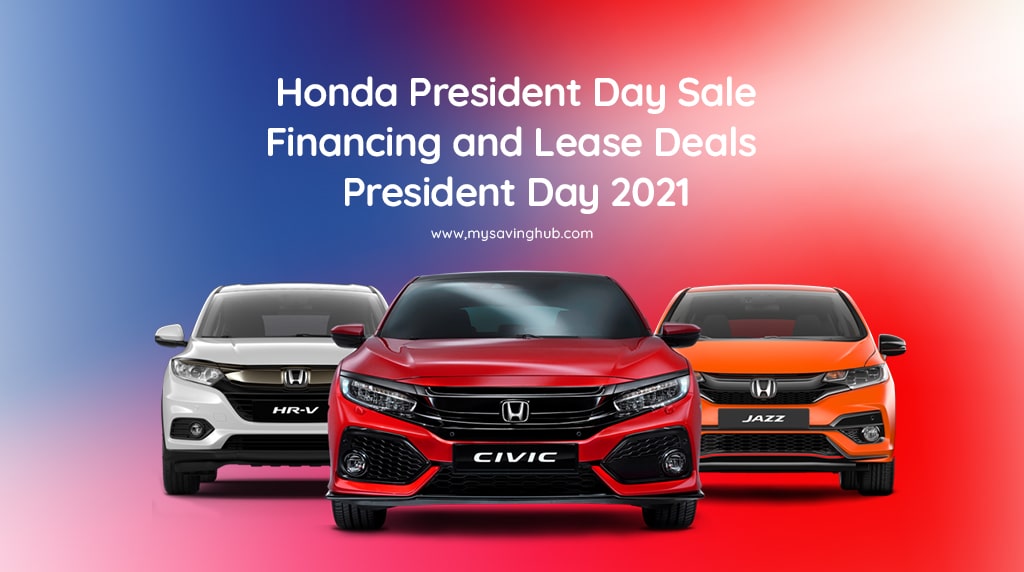 honda presidents day sale