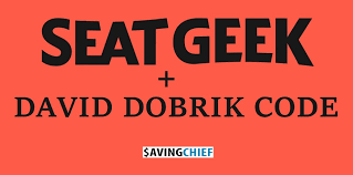 David Dobrik Seatgeek coupon codes, promo codes and deals