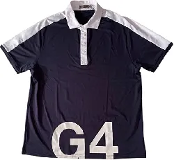 G/Fore Gold Men's Colour Block G4 Graphic Stretch Jersey