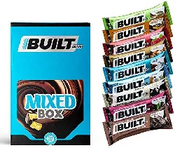Built Bar 18 Bar Variety Pack Protein and Energy Bars