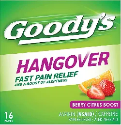 Goody's Hangover, Fast Pain Relief & Boost of Alertness