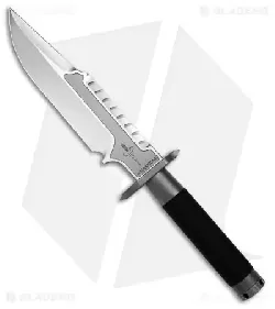 Marfione Custom Knives Interceptor Fixed Blade Knife Black Cord (7.875" Satin)