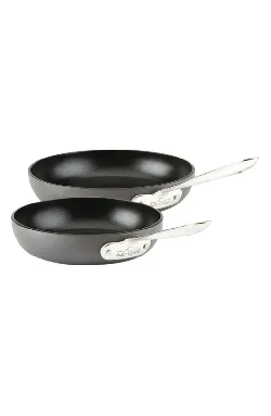 8-Inch & 10-Inch Hard Anodized Aluminum Nonstick Fry Pan Set