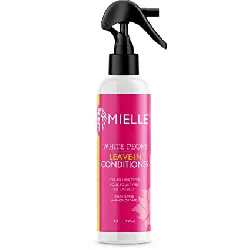 Mielle Organics White Peony Sulfate-Free Leave-In Conditioner, Color Safe, 8 Ounces